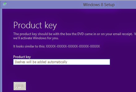 windows 8 build 9200 product key